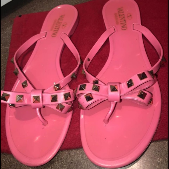 Valentino rockstud jelly sandals - Picture 1 of 2